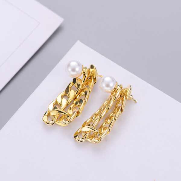 European And American Earrings Fashion Simple Women's Knitted Earrings - Image 3