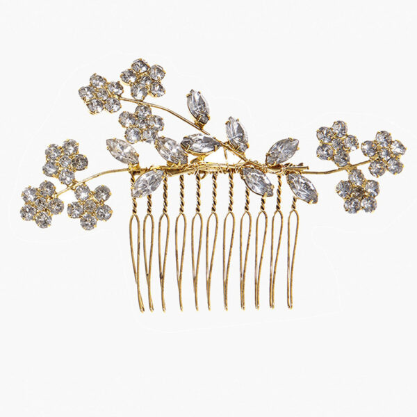 Fashion Flower Hair Comb Female Elegant Simple - Image 4