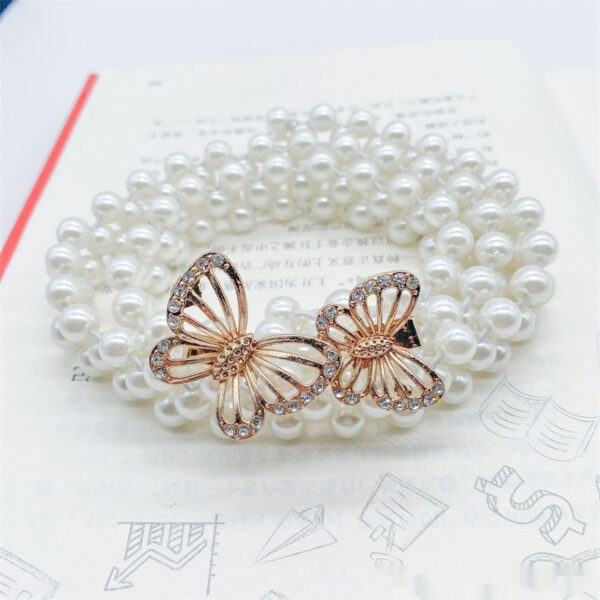 Fashion Jewelry Women's White Pearl Waist Chain Decoration - Image 2