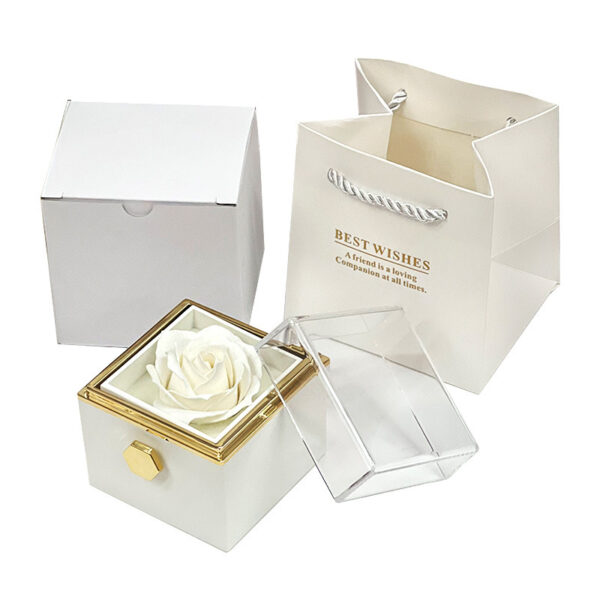 Rotating Soap Flower Rose Gift Box – A Romantic Surprise for Her - Image 8