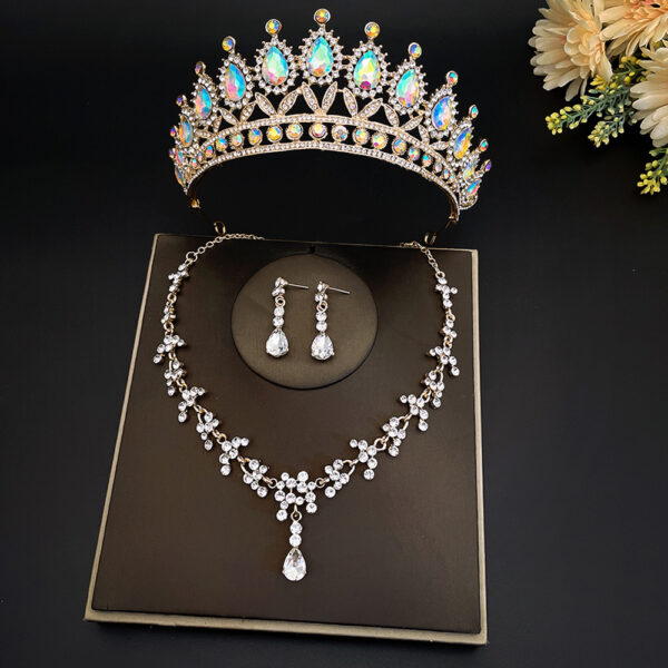 Bridal Crown Three Piece Set - Image 10