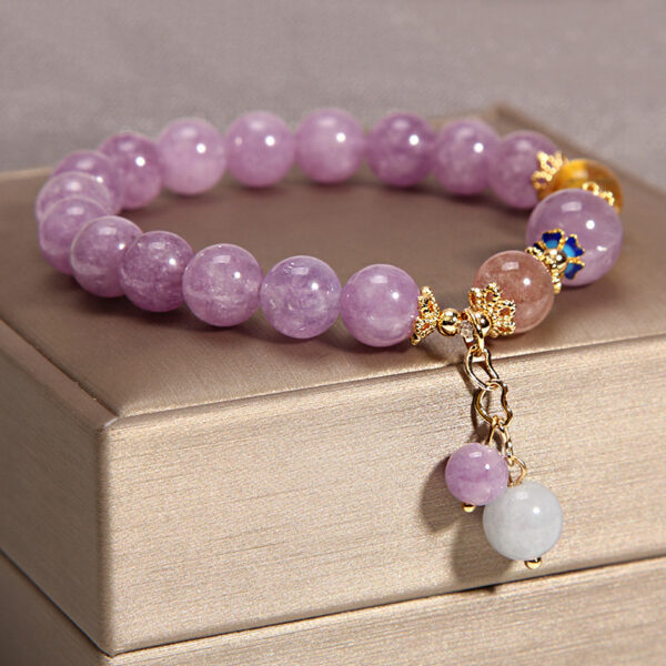 Natural Amethyst Bracelet Female Ins Niche Design - Image 4