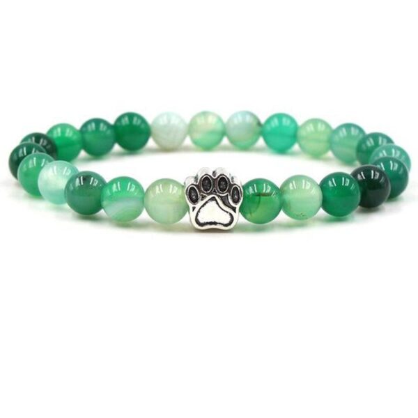 Natural Lava Stones Paw Bracelet - Image 7