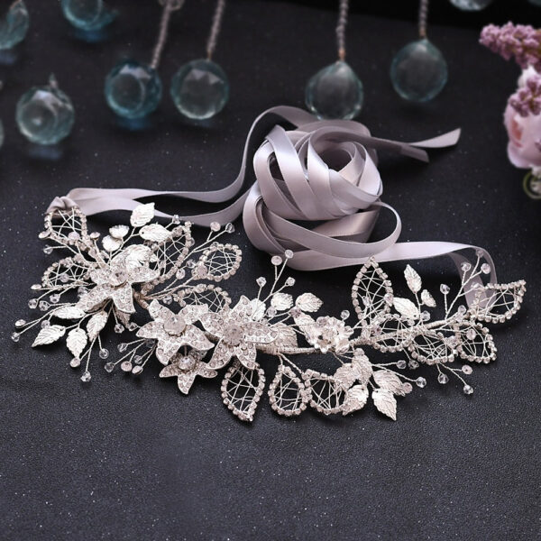 Light Luxury Alloy Flower Wedding Dress Belt - Image 7