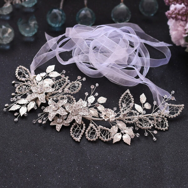 Light Luxury Alloy Flower Wedding Dress Belt - Image 8