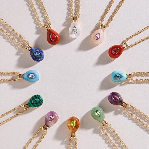 Color Zircon Twelve Birthday Furnace Vacuum Necklace - Image 7