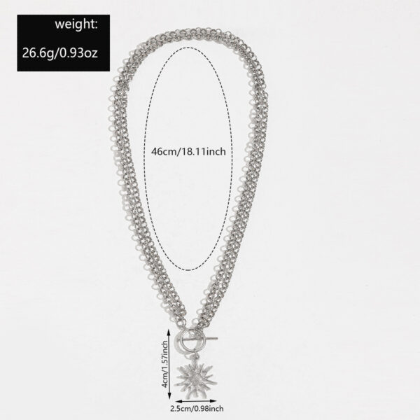 Fashion Alloy Thick Chain Necklace Hip Hop - Image 3