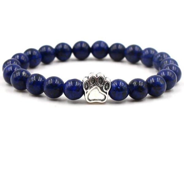 Natural Lava Stones Paw Bracelet - Image 5