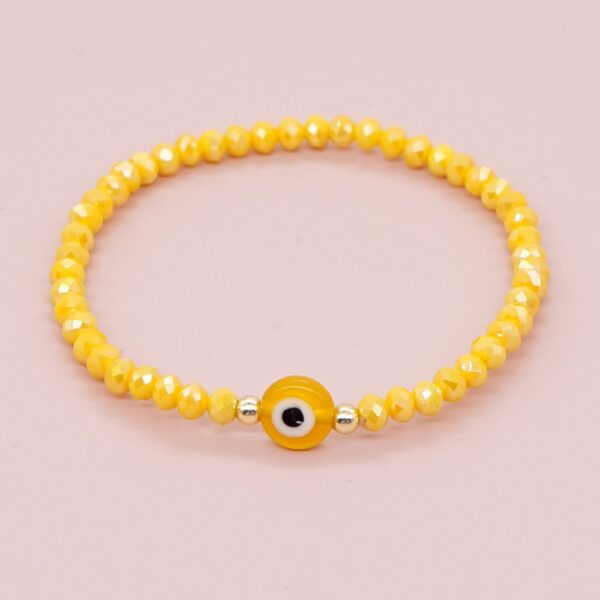 Multi-Color Fashion Cut Crystal Bracelet Simple - Image 3