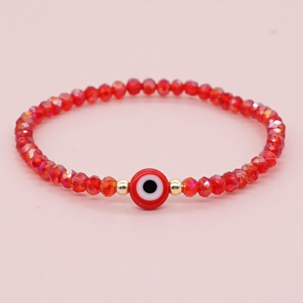 Multi-Color Fashion Cut Crystal Bracelet Simple - Image 2